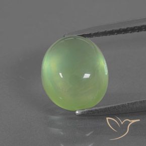 2.72ct 자연스러운 페어 그린 프레나이트, 타원형, 투명/반투명