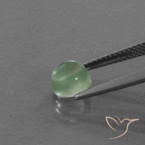 1.81캐럿 천연 민트 그린 프레나이트, 라운드 컷, 투명한