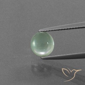 1.73ct 자연스러운 민트 그린 프레나이트, 둥근, 투명한