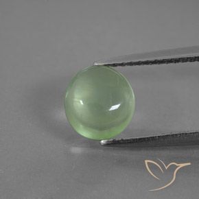1.93ct 자연스러운 황록색 프레나이트, 타원형, 투명한