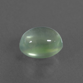 2.52캐럿 천연 그린 프레나이트, 타원형 컷, 8.8×7.1 mm, 투명한