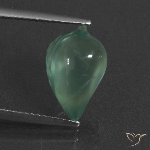4.76ct 자연스러운 연한 초록색 프레나이트, 팬시한, 투명한