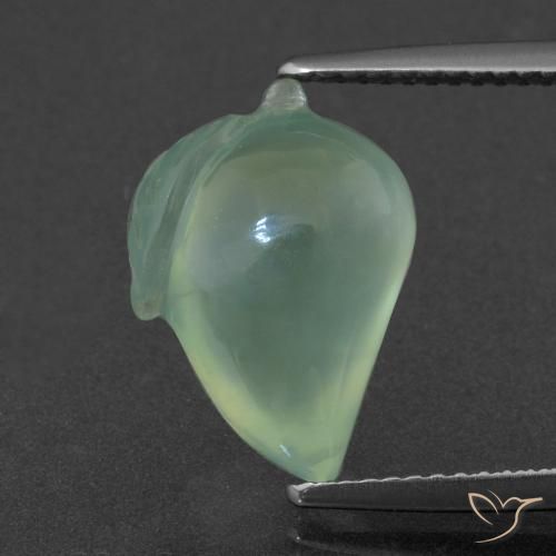 7.37ct 자연스러운 민트 그린 프레나이트, 팬시한, 투명한