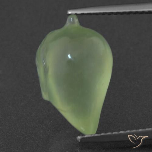 7.94ct 자연스러운 페일 페어 그린 프레나이트, 팬시한, 투명한