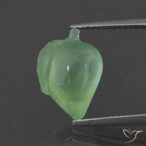 5.59ct 자연스러운 황록색 프레나이트, 팬시한, 투명한