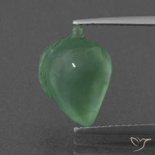 6.76ct 자연스러운 쿨 그린 프레나이트, 팬시한, 투명한