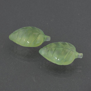 캐럿 천연 녹색 프레나이트 보석, 멋진 모양, 투명한