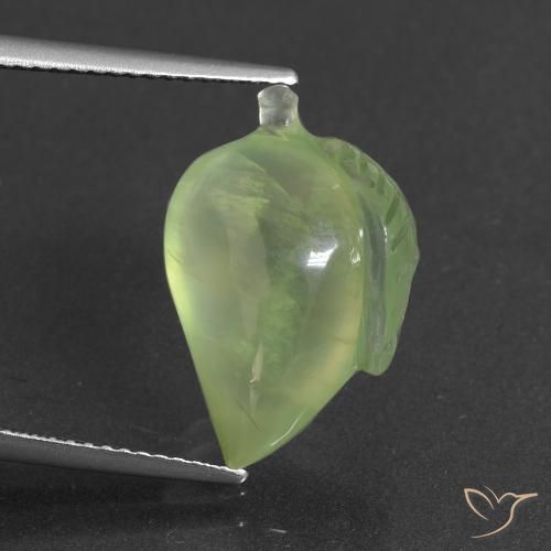 10.11ct 자연스러운 황록색 프레나이트, 팬시한, 투명한