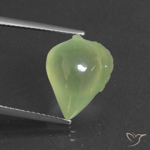 9.14ct 자연스러운 라임 그린 프레나이트, 팬시한, 투명한