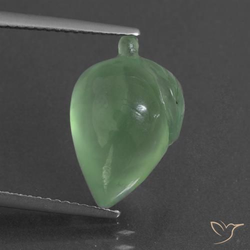 8.48ct 자연스러운 따뜻한 녹색 프레나이트, 팬시한, 투명한