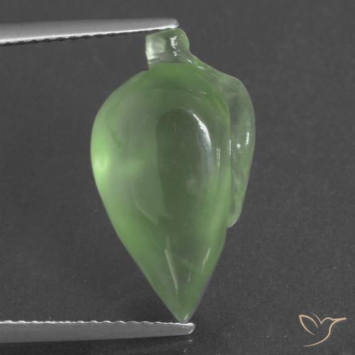 9.43ct 자연스러운 미디엄 그린 프레나이트, 팬시한, 투명한
