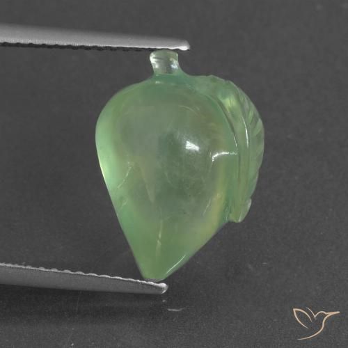 8.30ct 자연스러운 미디엄 그린 프레나이트, 팬시한, 투명한