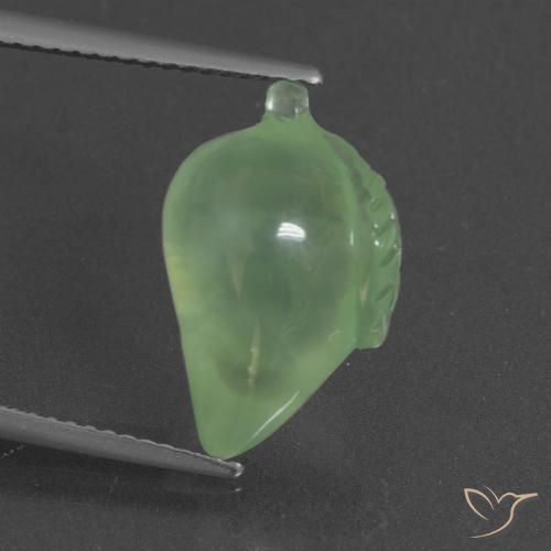 8.55ct 자연스러운 페어 그린 프레나이트, 팬시한, 투명한