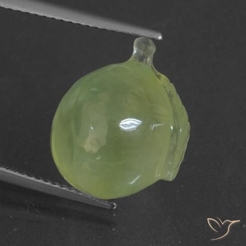 15.46ct 자연스러운 황록색 프레나이트, 팬시한, 투명한