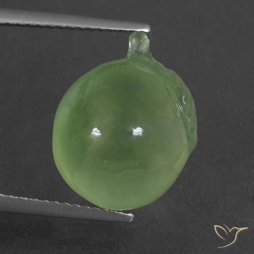 13.40ct 자연스러운 페일 페어 그린 프레나이트, 팬시한, 투명한