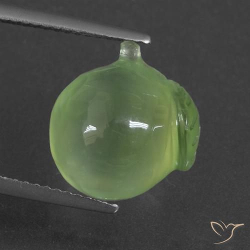 9.55ct 자연스러운 라임 그린 프레나이트, 팬시한, 투명한