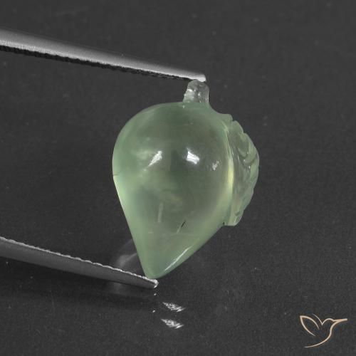 9.98ct 자연스러운 라이트 페어 그린 프레나이트, 팬시한, 투명한