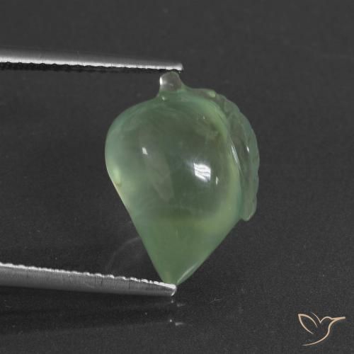 9.17ct 자연스러운 페어 그린 프레나이트, 팬시한, 투명한