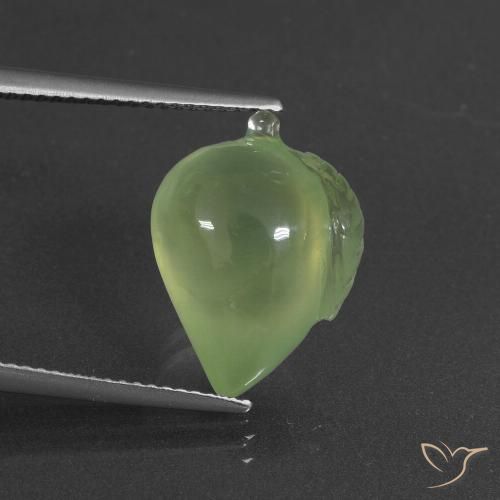 10.93ct 자연스러운 황록색 프레나이트, 팬시한, 투명한