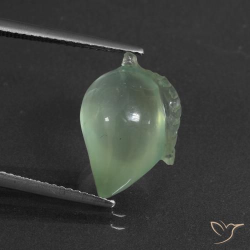 8.66ct 자연스러운 밝은 노란색 녹색 프레나이트, 팬시한, 투명한