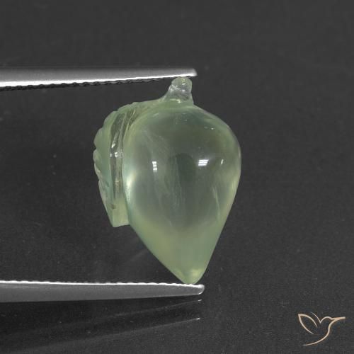 8.86ct 자연스러운 밝은 노란색 녹색 프레나이트, 팬시한, 투명한