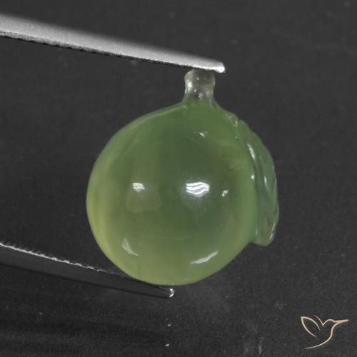 12.94ct 자연스러운 황록색 프레나이트, 팬시한, 투명한