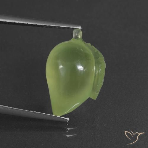 10.63ct 자연스러운 황록색 프레나이트, 팬시한, 투명한