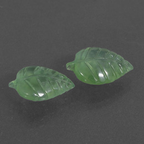 캐럿 천연 녹색 프레나이트 보석, 멋진 모양, 투명한