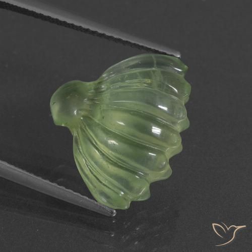 8.73ct 자연스러운 라임 그린 프레나이트, 팬시한, 투명한