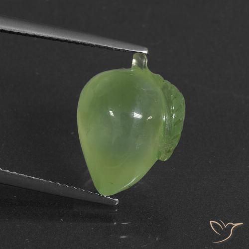 10.44ct 자연스러운 황록색 프레나이트, 팬시한, 투명한