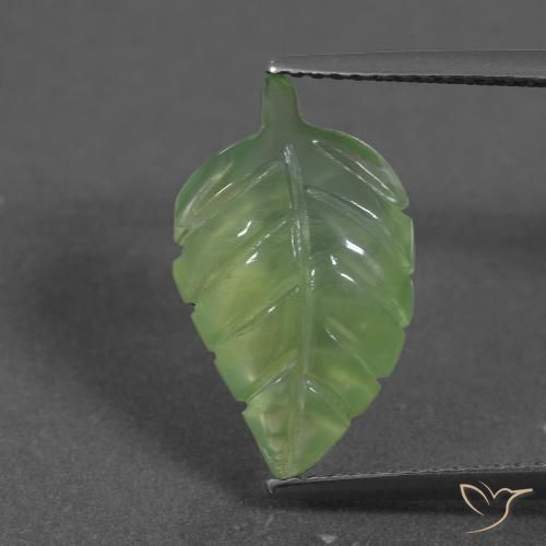 5.70ct 자연스러운 황록색 프레나이트, 팬시한, 투명한