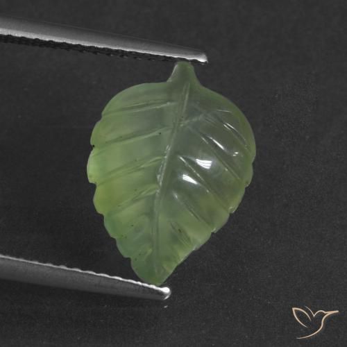 4.90ct 자연스러운 황록색 프레나이트, 팬시한, 투명한