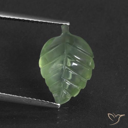 4.75ct 자연스러운 황록색 프레나이트, 팬시한, 투명한