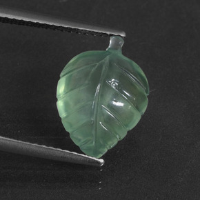 4.48캐럿 천연 그린 프레나이트, 멋진 모양, 13.9×10 mm, 투명한