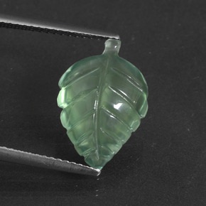 5.59캐럿 천연 그린 프레나이트, 멋진 모양, 16.1×10.7 mm, 투명한
