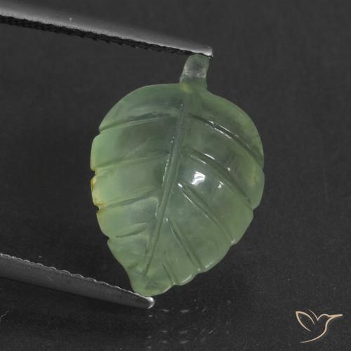 7.07ct 자연스러운 매우 밝은 녹색 프레나이트, 팬시한, 투명한