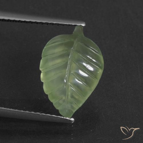4.62ct 자연스러운 황록색 프레나이트, 팬시한, 투명한