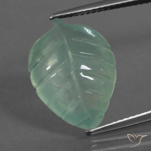 7.41ct 자연스러운 라이트 쿨 그린 프레나이트, 팬시한, 투명한