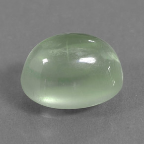 1.72캐럿 천연 그린 프레나이트, 타원형 컷, 7.8×5.9 mm, 투명한