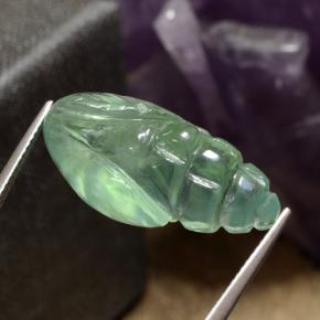 20.96캐럿 천연 녹색 프레나이트, 멋진 모양, 투명한