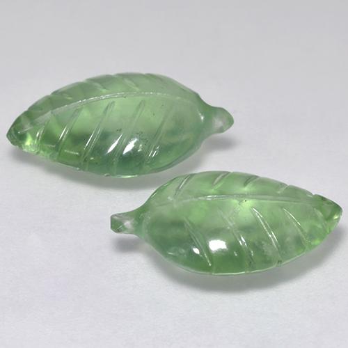 11.38캐럿 천연 라이트 그린 프레나이트 보석, 멋진 모양, 17×10.7 mm, 투명한