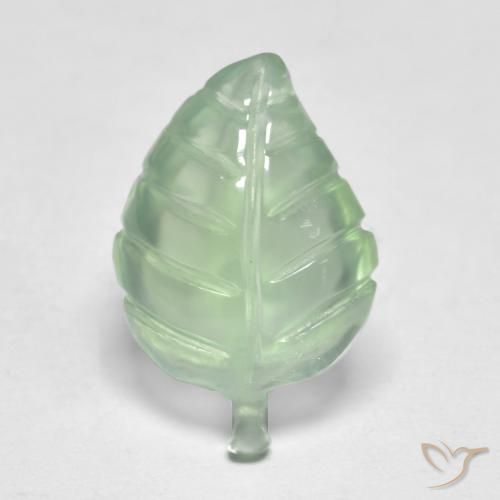 3.91ct 자연스러운 매우 밝은 녹색 프레나이트, 팬시한, 투명한