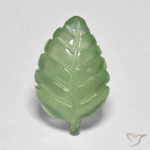 3.86ct 자연스러운 황록색 프레나이트, 팬시한, 투명한