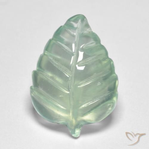 5.48ct 자연스러운 밝은 노란색 녹색 프레나이트, 팬시한, 투명한