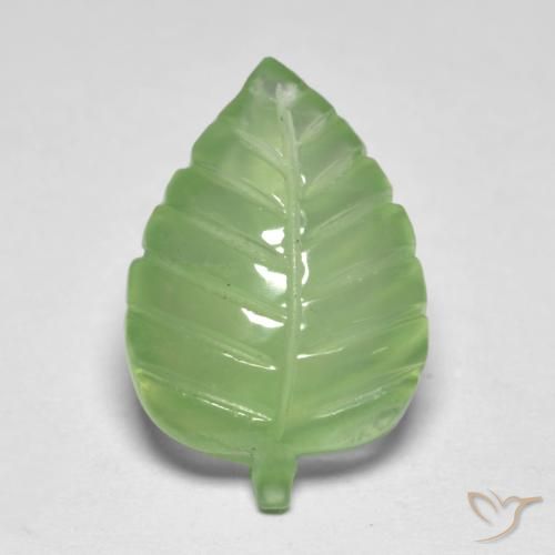 5.85ct 자연스러운 황록색 프레나이트, 팬시한, 투명한
