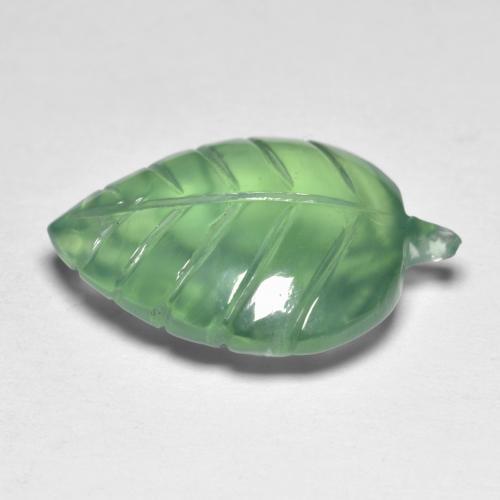 8.50캐럿 천연 따뜻한 녹색 프레나이트, 멋진 모양, 투명한