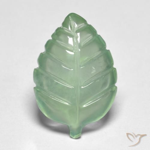 5.78ct 자연스러운 밝은 노란색 녹색 프레나이트, 팬시한, 투명한