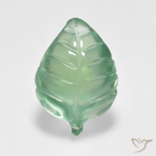 5.43ct 자연스러운 쿨 그린 프레나이트, 팬시한, 투명한