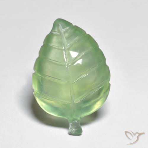 9.68ct 자연스러운 연두색 프레나이트, 팬시한, 투명한