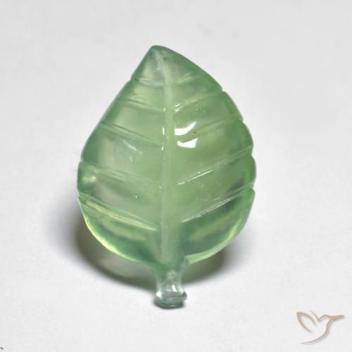7.09ct 자연스러운 따뜻한 녹색 프레나이트, 팬시한, 투명한